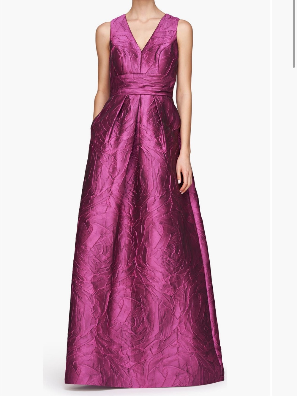 Kay Unger Mariah Gown in Sangria